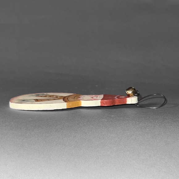 Vintage Rustic Snowman Ornament - Picture 3 of 3